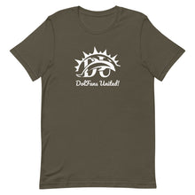 Load image into Gallery viewer, DolFans United! Tee (DU White; Dark Colors)
