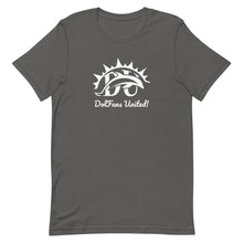 Load image into Gallery viewer, DolFans United! Tee (DU White; Dark Colors)