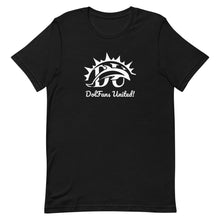 Load image into Gallery viewer, DolFans United! Tee (DU White; Dark Colors)