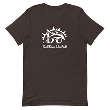 Load image into Gallery viewer, DolFans United! Tee (DU White; Dark Colors)