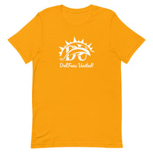 Load image into Gallery viewer, DolFans United! Tee (DU White; Fall Colors)