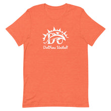 Load image into Gallery viewer, DolFans United! Tee (DU White; Fall Colors)