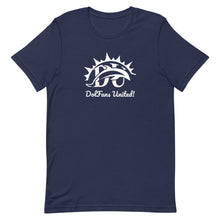 Load image into Gallery viewer, DolFans United! Tee (DU White; Dark Colors)