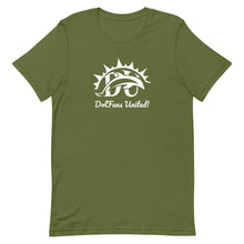 Load image into Gallery viewer, DolFans United! Tee (DU White; Dark Colors)