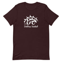 Load image into Gallery viewer, DolFans United! Tee (DU White; Dark Colors)