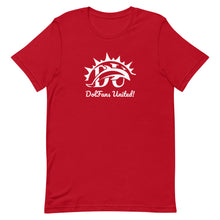 Load image into Gallery viewer, DolFans United! Tee (DU White; Fall Colors)