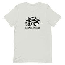 Load image into Gallery viewer, DolFans United! Tee (DU Black; Light Colors)