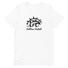 Load image into Gallery viewer, DolFans United! Tee (DU Black; Light Colors)