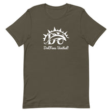 Load image into Gallery viewer, DolFans United! Tee (DU White; Dark Colors)
